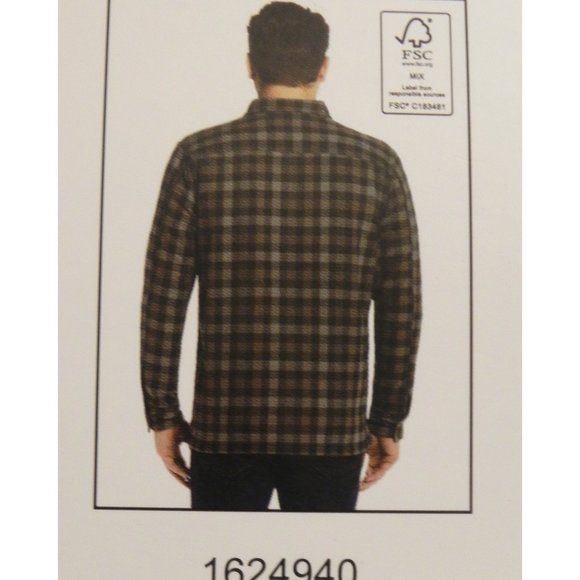 Weatherproof Vintage Mens Fleece Lined Shirt Jacket • Green • Sz M • NWT - Picture 4 of 12